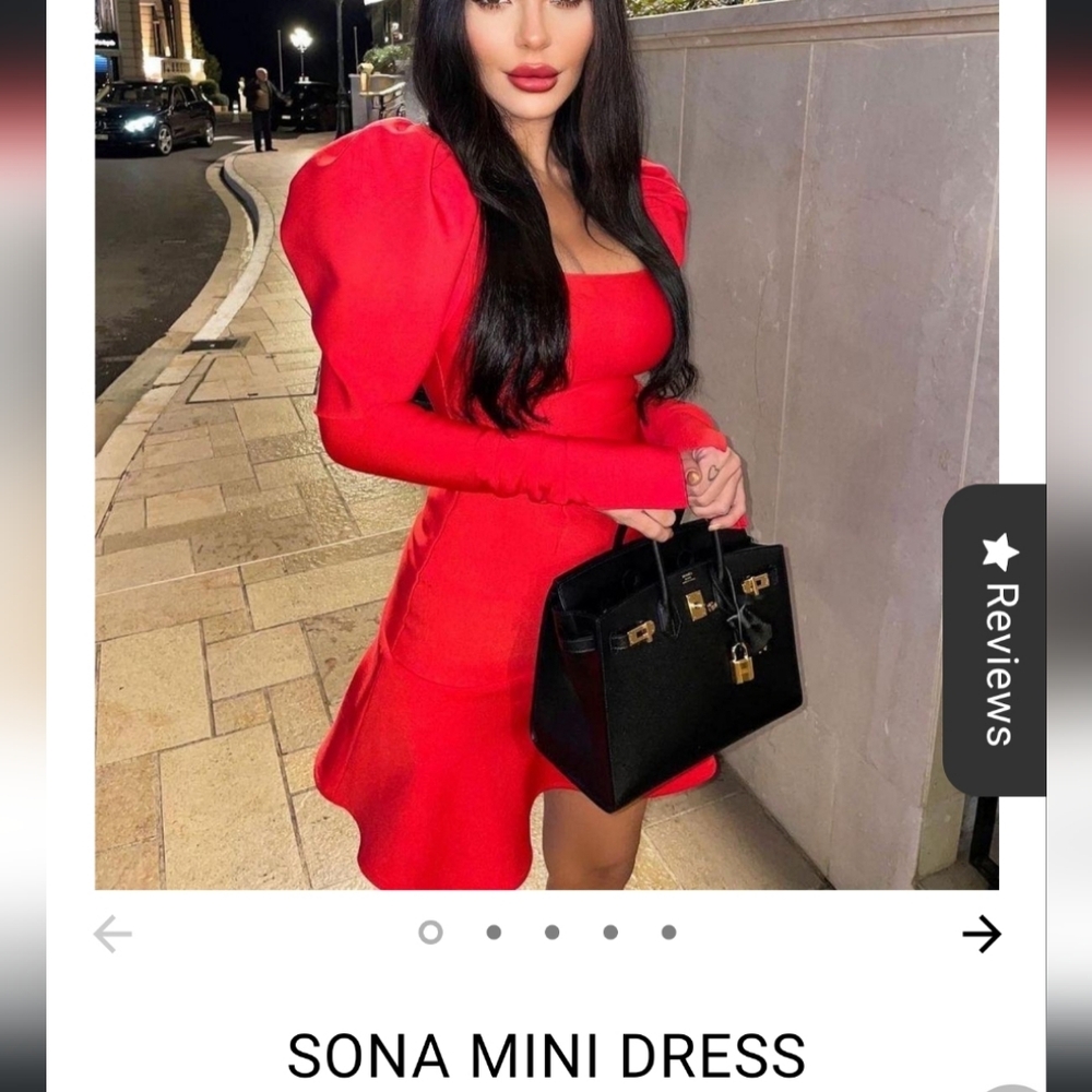 Red Sona Mini Dress